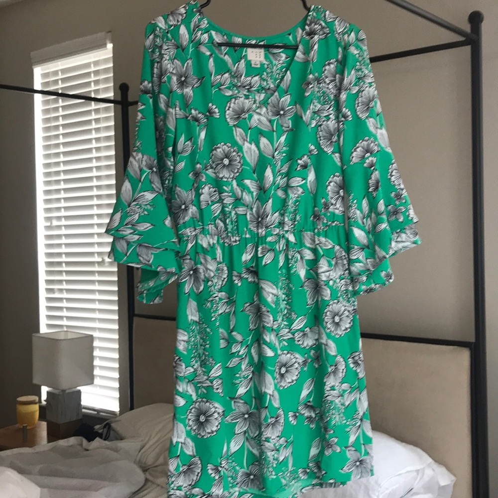 Vintage inspired floral dress